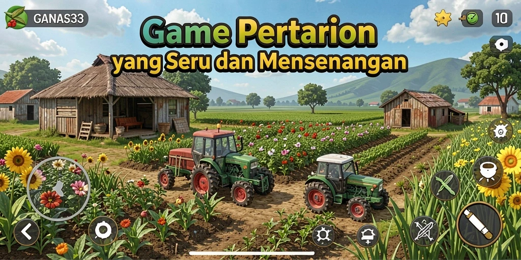 Gameplay seru dengan pertanian yang berkembang pesat.