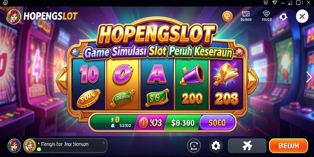 Screenshot gameplay HOPENGSLOT yang menampilkan putaran slot yang seru.