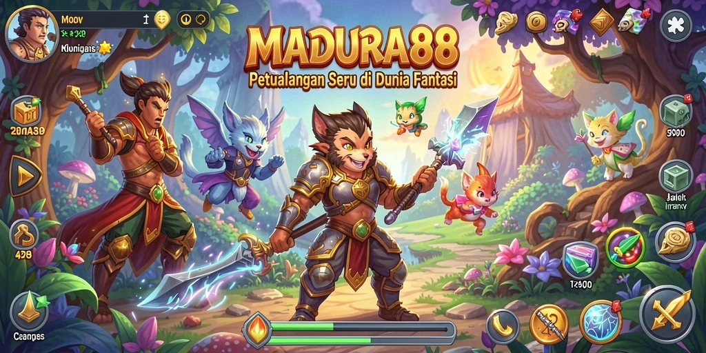 Gameplay seru di dalam <strong>MADURA88</strong>, menjelajahi dunia petualangan.