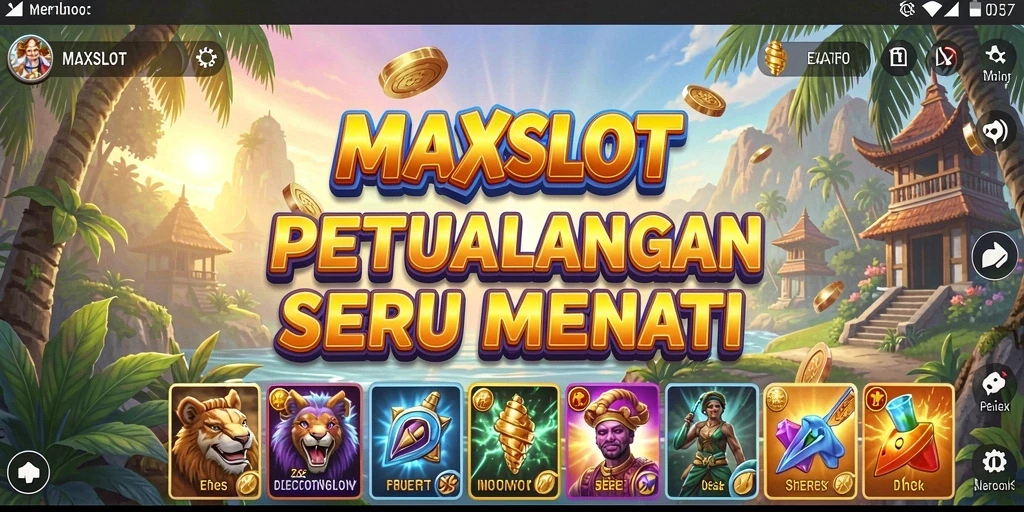 Tangkapan layar menunjukkan aksi mendebarkan di <strong>MAXSLOT</strong>.