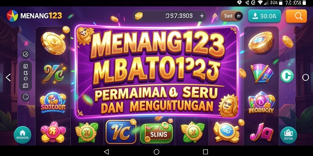 Tampilan gameplay MENANG123 menampilkan kombinasi jackpot menggiurkan.