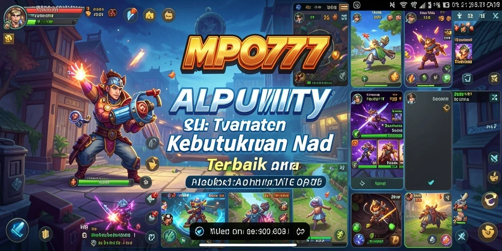 Screenshot MPO777 menunjukkan antarmuka penggunaan aplikasi yang sederhana dan efisien.