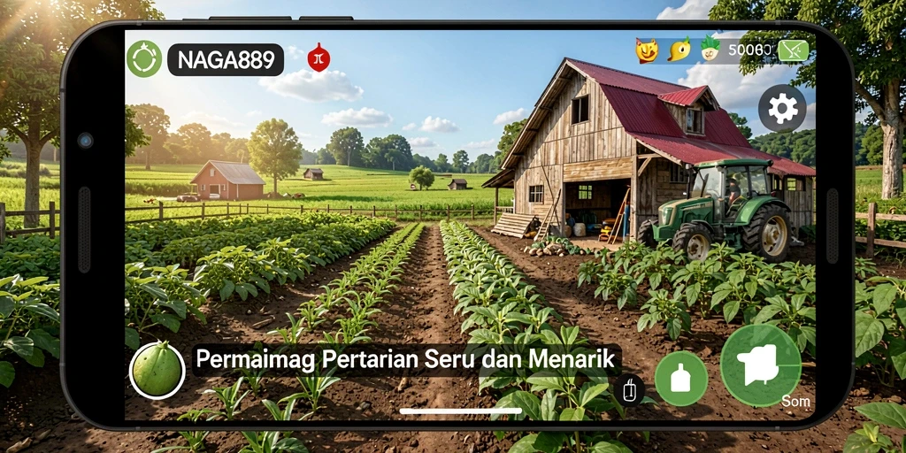 Gameplay seru dengan berbagai tanaman dan hewan di NAGA889.