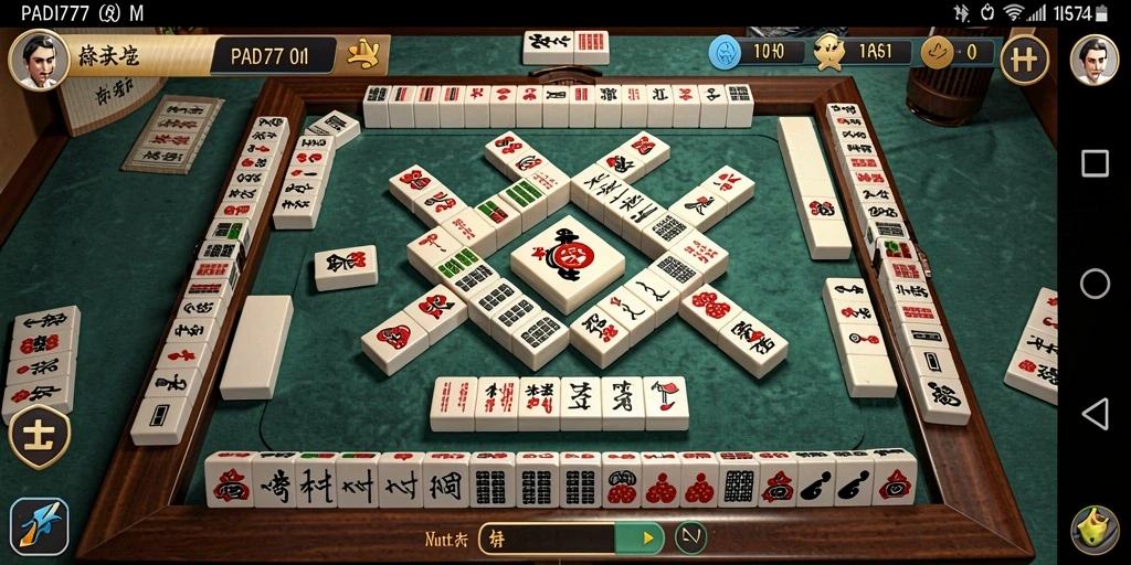 Gameplay seru Mahjong di PADI777 dengan grafis menarik.