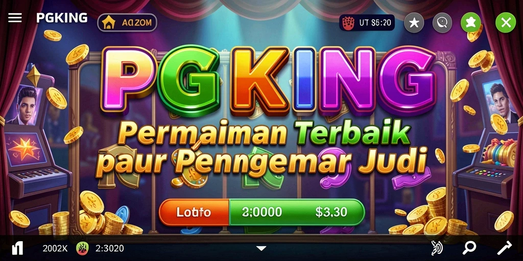 Tampilan menarik dan seru saat bermain PGKING Slot.