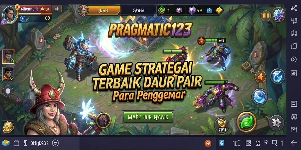 Tampilan gameplay STRATEGY yang epik dan mendebarkan.