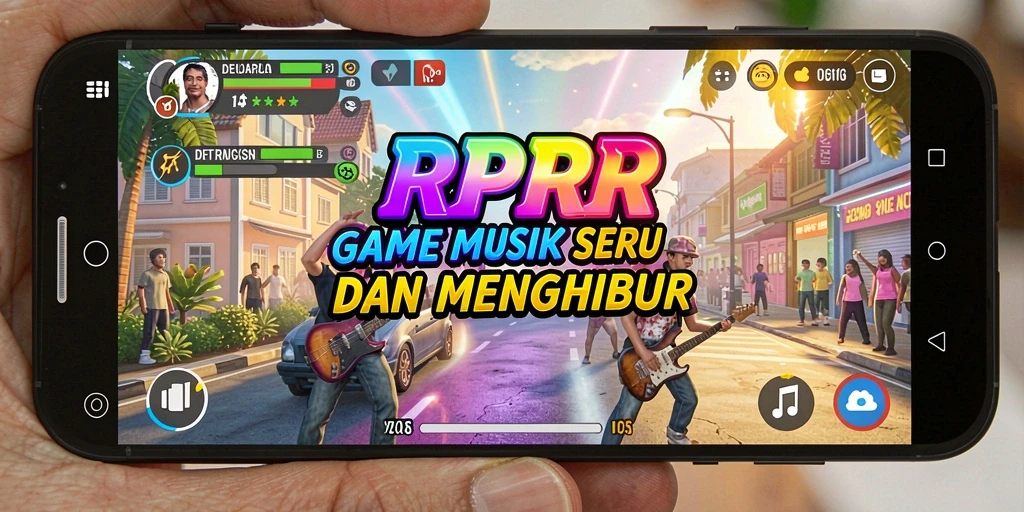 Tampilan gameplay RPRR yang menarik dan penuh warna.