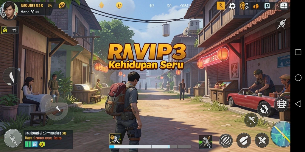 Tangkapan layar RVIP3 menunjukkan gameplay simulasi yang mendalam.