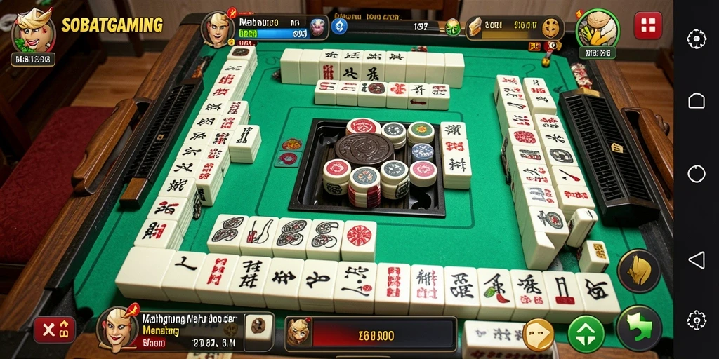 Gameplay Mahjong seru dengan grafik menawan di SOBATGAMING.