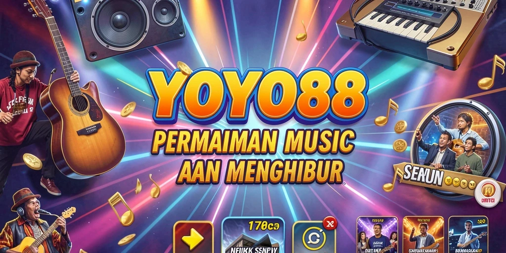 Screenshot gameplay YOYO88 menampilkan aksi seru dan animasi musik.