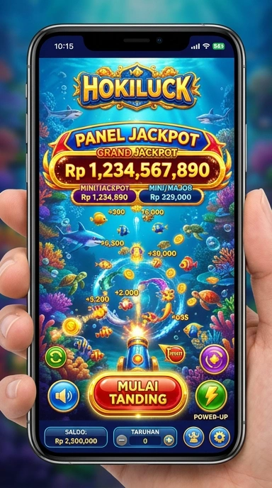 Gambar aplikasi hokiluck dengan fitur pencarian yang mudah digunakan.